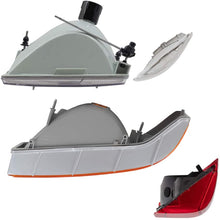 8 Pc Set Headlights, Taillights w/Park Signal Corner & Side Marker Lamps Replacement for Ford Bronco F150 F250 F350 Styleside Pickup Truck AutoAndArt