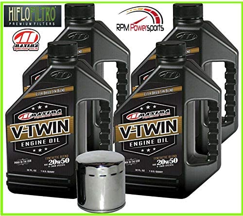 RPM Synthetic Blend Engine Oil Change Kit Harley Davidson Sportster V-Twin HF170C