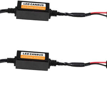 Fydun LED Headlight Wiring Kit 9V-12V Error-Free Decoder Anti-Flicker Resistor Canceler Decoder Suitable for 9005/9006/9012 C12 LED Headlight Fog Lamp 2 Pieces