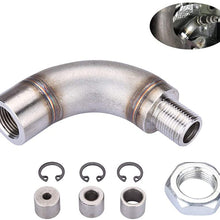 Universal J Style Oxygen Sensor Restrictor Fitting with Adjustable Gas Flow Inserts with M18 x 1.5 Sensor Holes