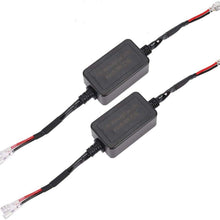Decoders Adapter, 2Pcs H1 H3 LED Headlight Decoders Anti Flicker Adapters Flash Error Warning Cancelers