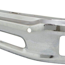 Front Lower Bumper For 14-2016 Ram 1500 Chrome Steel w/foglight & sensor holes