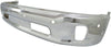 Front Lower Bumper For 14-2016 Ram 1500 Chrome Steel w/foglight & sensor holes