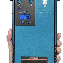 Jump Starter with air Compressor & Mobile Power Support Automatic Cordless Tire Inflator Portable Air Compressor, Easy to Read Digital Pressure Gauge, 10200MA Capacity 500A Peak Current car Battery
