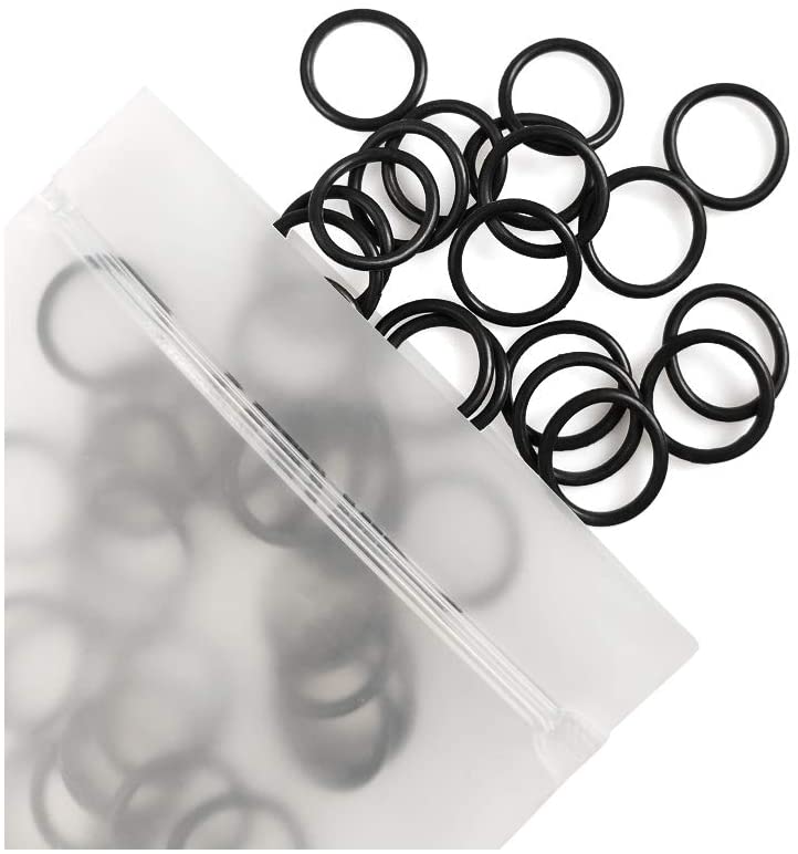 Mamiko Black Viton O-rings Replacement for H D 11105 Oil, Engine, Tranny and primary, 100 PCS