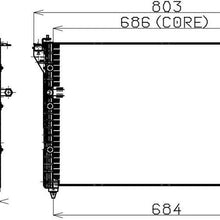 Denso 477-0538 A/C Condenser