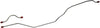 The Right Stuff Detailing BRA5501 '55 - '57 All Cars - Rear Axle Brake Lines, 2 Pcs.