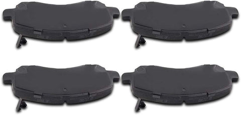 SCITOO Ceramic Pads 4pcs Front Brake Pads Brakes Kits Replacement fit for Chrysler 200/Sebring,Dodge Avenger/Caliber/Stratus,Jeep Compass/Patriot,Mitsubishi Eclipse