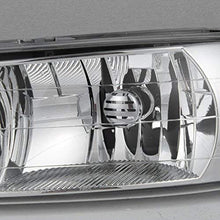 For Buick Century/Regal OE Replacement Chrome Bezel Headlights Driver/Passenger Head Lamps Pair New