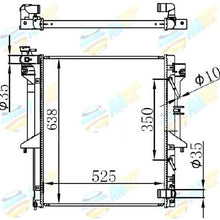 Am Worldwide complete radiator for Mitsubishi Triton / L200 PA16 AT 2006 1007 2008 2009 2010 2011 2012