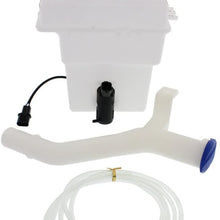 Windshield Washer Tank Assembly compatible with Kia Rio 07-11 W/Pump Inlet and Cap and Sensor