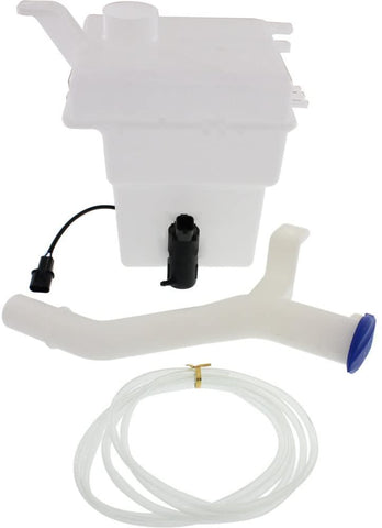 Windshield Washer Tank Assembly compatible with Kia Rio 07-11 W/Pump Inlet and Cap and Sensor