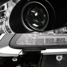 For 2006-2011 Lexus GS300 GS350 Xenon HID Type LED Strip w/DRL Black Headlights Headlamps Replacement Pair