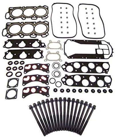 DNJ Head Gasket Set with Head Bolt Kit For 2003-2010 for Acura MDX 3.5L 3471cc V6 SOHC