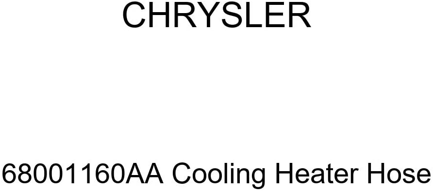 Genuine Chrysler 68001160AA Cooling Heater Hose