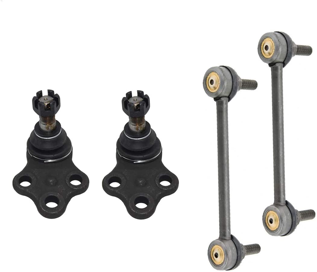 Detroit Axle - Front Lower Ball Joints + Sway Bar Links for 1996-2004 Nissan Pathfinder - [1997-2003 QX4]