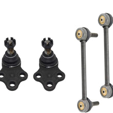 Detroit Axle - Front Lower Ball Joints + Sway Bar Links for 1996-2004 Nissan Pathfinder - [1997-2003 QX4]