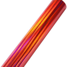 ATMOMO Holographic Laser Red Adhesive Vinyl Sheets DIY Car Wrap Sticker Decal 59.8'' x 29.5''