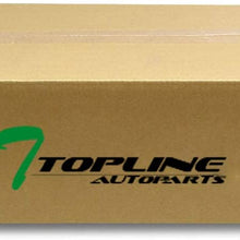 Topline Autopart Universal 9" Drop Rear Bumper Trailer Tow Hitch Loaded Ball Mount With Pin & Clip Kit For 2" x 2" Towing Receiver Tube