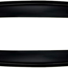 Puermto 1pcs 38" Universal Deflector Sun/Moon Roof Rain Snow Guard Wind Dark Smoke Tint Window Visor