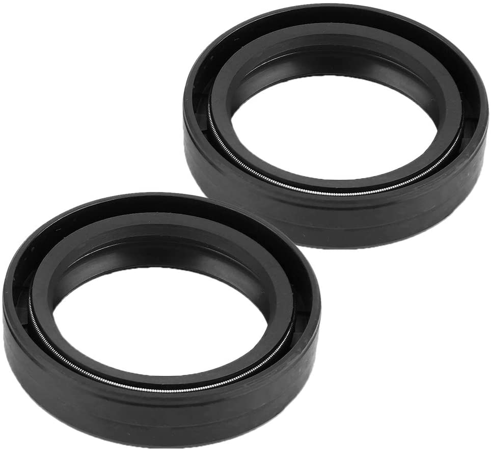 2 Pcs Universal Motorcycle Front Fork Damper Oil Seal Front Fork Oil Seal