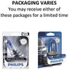 Philips 12362CVB1 1 H11 CrystalVision Ultra Upgrade Bright White Headlight Bulb, 1 Pack