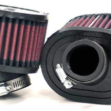 K&N Universal Clamp-On Air Filter: High Performance, Premium, Washable, Replacement Filter: Flange Diameter: 1.5 In, Filter Height: 2.75 In, Flange Length: 1 In, Shape: Oval Straight, R-0642
