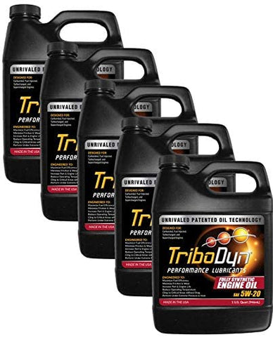 TriboDyn 5W-20 Full Synthetic Motor Oil - 5 US Quart Value Pack