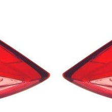 For 2017 Toyota Corolla Pair Rear Tail Lights Driver and Passenger Side CE/L/LE/LE ECO; Halogen TO2804130 TO2805130 - replaces 8156002B00 8155002B00