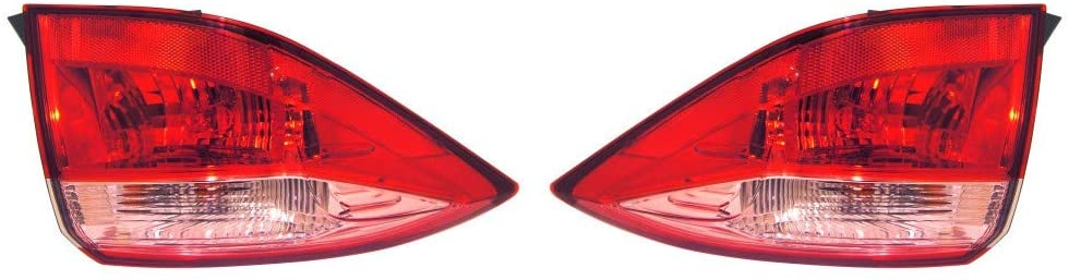 KarParts360: For 2017 2018 2019 TOYOTA COROLLA Tail Light Assembly Pair Driver and Passenger Side w/Bulbs Replaces TO2804130 TO2805130
