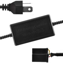 Niome 2Pcs H4 LED Canbus Warning Error Free Decoder Canceller Capacitor Anti Flicker Resistor Harness High Low Beam Headlight Relay Adapter