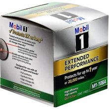 Mobil 1 High Mileage Full Synthetic Motor Oil 0W-20, 5-Quart, Single Bundle M1-108A Extended Performance Oil Filter