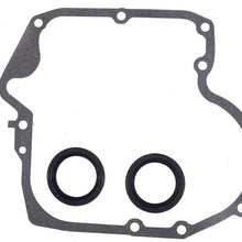 HuthBrother 2 Pack 697110 Crankcase Gasket & 795387 2 pack Oil Seal Compatible With BS