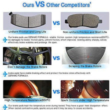 ECCPP 8pcs Front Rear Ceramic Disc Brake Pad Kit for 2005 2006 2007 2008 2009 2010 Scion tC