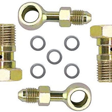 Banjo Brake Fitting Kit, 3/8-24 to -4 AN