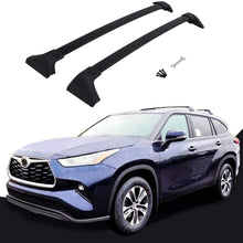 Lequer 2 Pieces Cross Bars Fit for 2020 2021 Highlander XLE & Limited & Platinum Cargo Baggage Luggage Roof Rack Crossbars (Models with Factory Roof Rails)