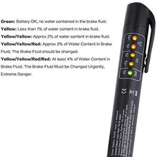 CattleBie Brake Fluid Tester Car Diagnostic Tool 5 LEDs Brake Fluid Testing Tools (Color : Multi-Colored)