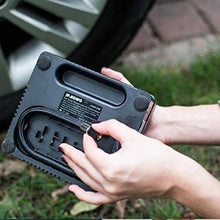 Car Jump Starter with Air Compressor, 1000 AMP Peak Jump Cable, 120 PSI Air Pump, 18000mAh Li-on Battery Jump Pack, Built-in 2 USB Ports and 2 LED Lights