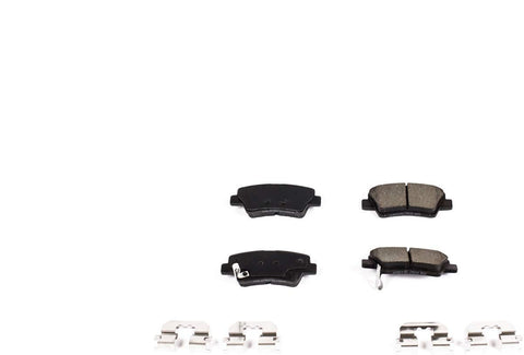 Power Stop 17-1848, Z17 Rear Ceramic Brake Pads with Hardware