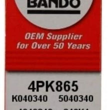 Bando 4PK780 OEM Quality Serpentine Belt (4PK865)
