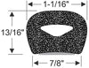 Steele Rubber Products Boat Compartment and Edge Seal - Sold and Priced per Foot 70-3972-372