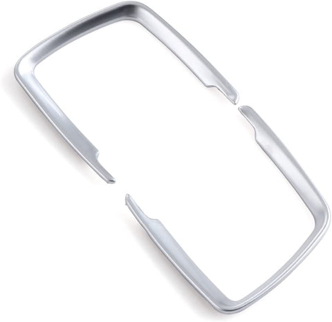 9 MOON Matt Chrome Headlight Switch Frame Trim for BMW for BMW X5 F15 2014 2015 F30 F31 F32 F34 3 4 Series (Fits: BMW)