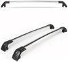 Lequer Cross Bars Crossbars Fits for Ford Edge 2015-2020 Baggage Carrier Luggage Roof Rack Rail Lockable Adjustable Silver