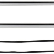 ROADFAR Roof Rack Aluminum Top Rail Carries Luggage Carrier Fit for Jeep Cherokee 2014-2018 Baggage Rail Crossbars