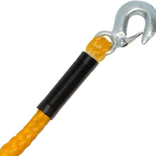 RPS Outdoors SI-2034 Recovery Tow Safety Rope (4,500 lb. Break Strength) with Safety Steel Forged Hooks (14 Ft. x 1.25 In.)
