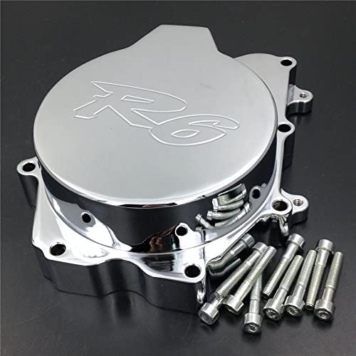 Motorcycle Motor Engine Stator Cover Yamaha Yzf R6 2003-2006 Yzf-R6S 03-09 Chrome Left Side
