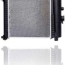 Radiator - Behr Hella Service 2286 For/Fit 99-00 Mercedes-Benz C-Class C230 - Plastic Tank, Aluminum Core - 2025006103 2-Row