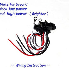 2 Red + 2 White 4" Round Led Stop Turn Tail Back-up Reverse Fog Lights Include Lights Grommet Plug for Truck Trailer RV - WE PAY YOUR SALES TAX