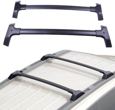 ECCPP Roof Rack Crossbars Luggage Cargo Carrier Rails Fit for Chevy Traverse Sport Utility 3.6L 2009-2017,Aluminum(Without C Channels)