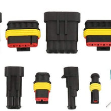 ESUPPORT 1-6 Pin Way Car Motor Waterproof Electrical Connector Terminals Cable Plug Socket Kit Wire AWG Gauge Marine Blade Fuse Box
